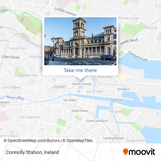 Connolly Station map