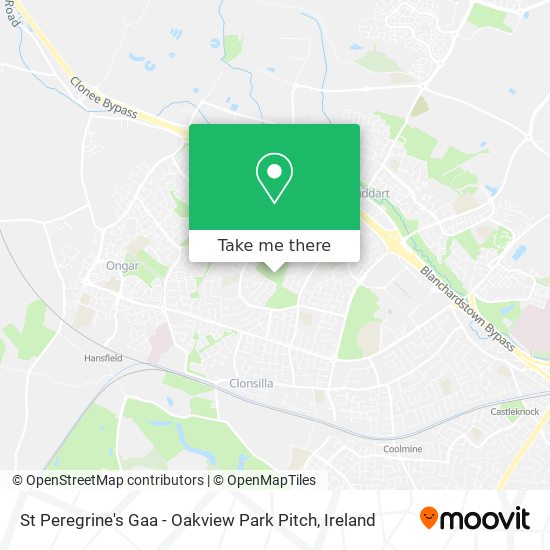 St Peregrine's Gaa - Oakview Park Pitch map