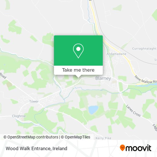 Wood Walk Entrance map