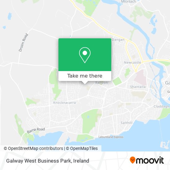Galway West Business Park map