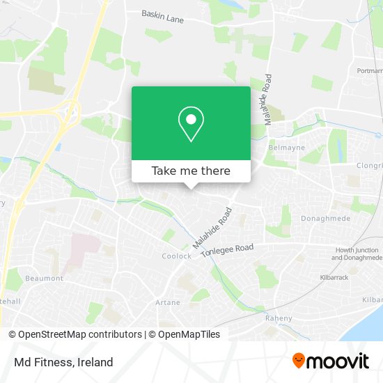 Md Fitness map
