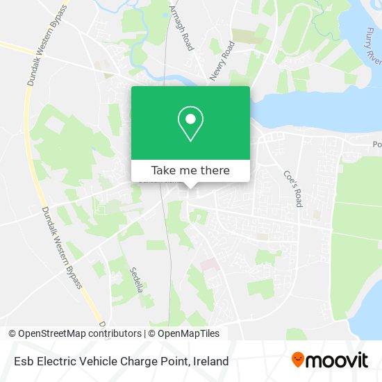 Esb Electric Vehicle Charge Point map