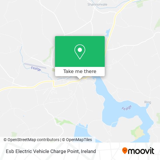 Esb Electric Vehicle Charge Point map