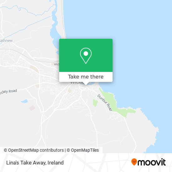 Lina's Take Away map