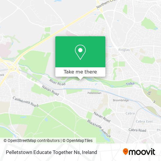 Pelletstown Educate Together Ns map