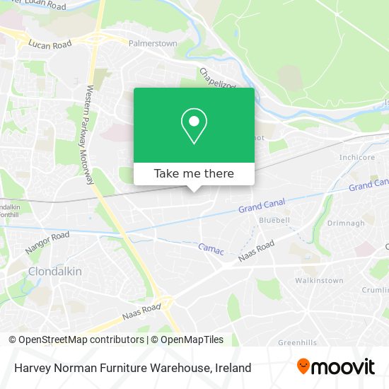 Harvey Norman Furniture Warehouse map