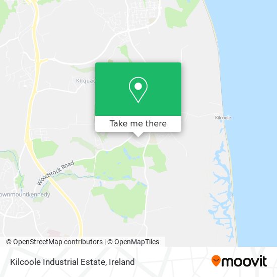 Kilcoole Industrial Estate map