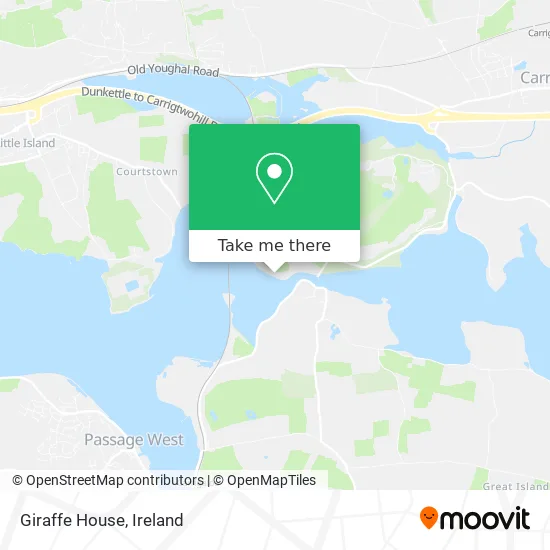 Giraffe House map