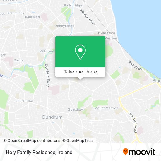 Holy Family Residence map