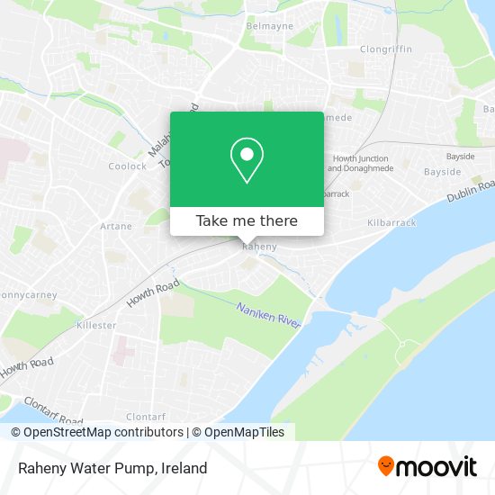 Raheny Water Pump map