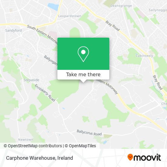 Carphone Warehouse map