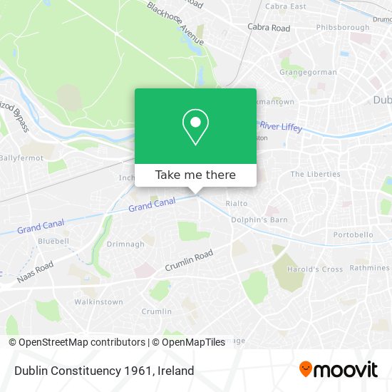 Dublin Constituency 1961 plan