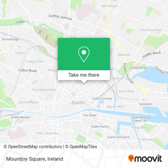 Mountjoy Square map