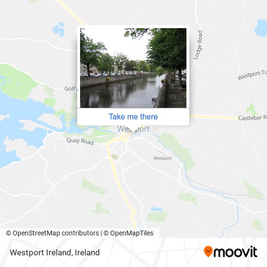 Westport Ireland map