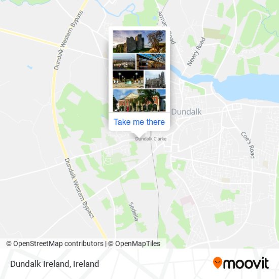 Dundalk Ireland map