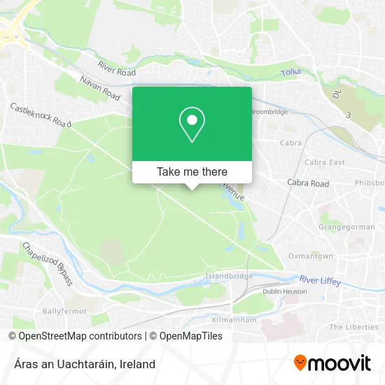 Áras an Uachtaráin map
