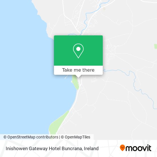 Inishowen Gateway Hotel Buncrana map