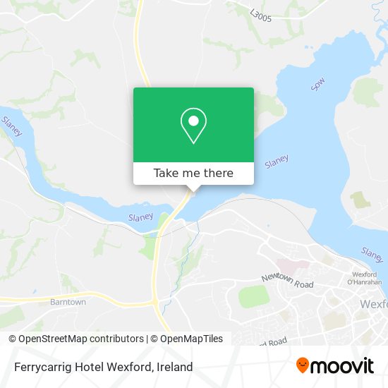 Ferrycarrig Hotel Wexford map