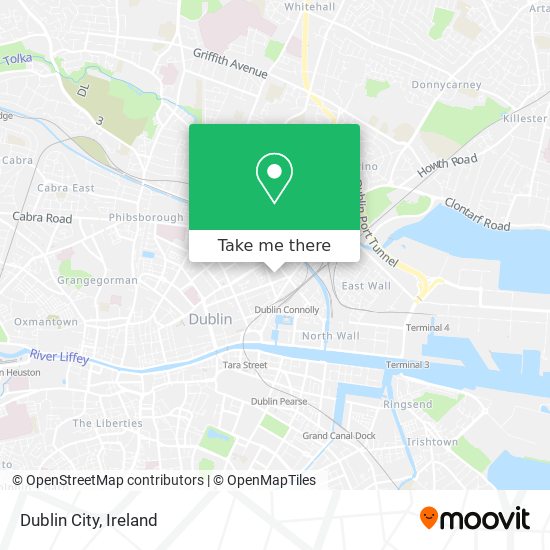 Dublin City map