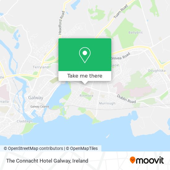 The Connacht Hotel Galway map
