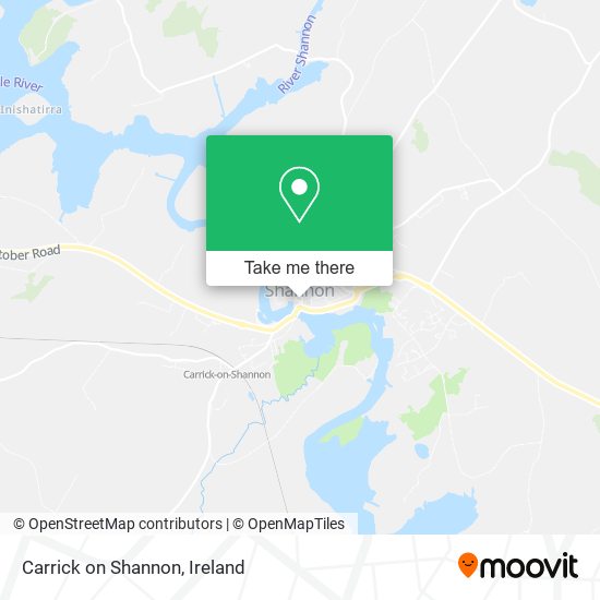 Carrick on Shannon map