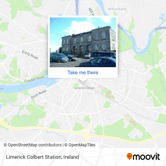 Limerick Colbert Station map