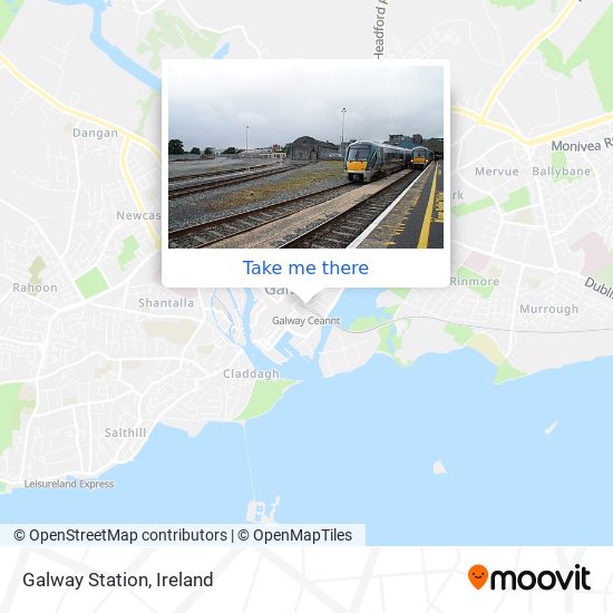 Galway Station map