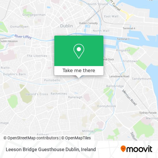 Leeson Bridge Guesthouse Dublin plan