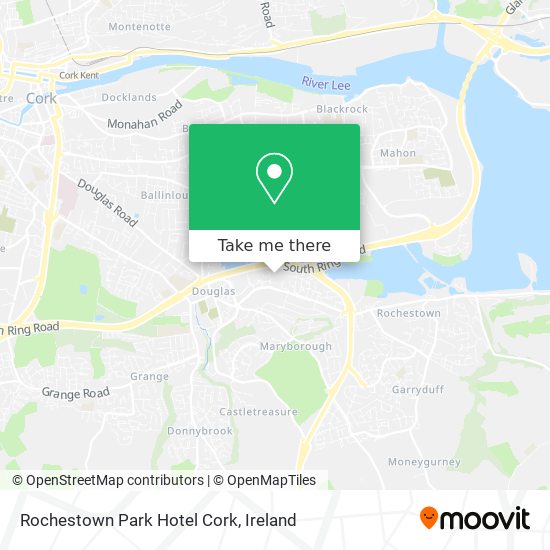 Rochestown Park Hotel Cork map