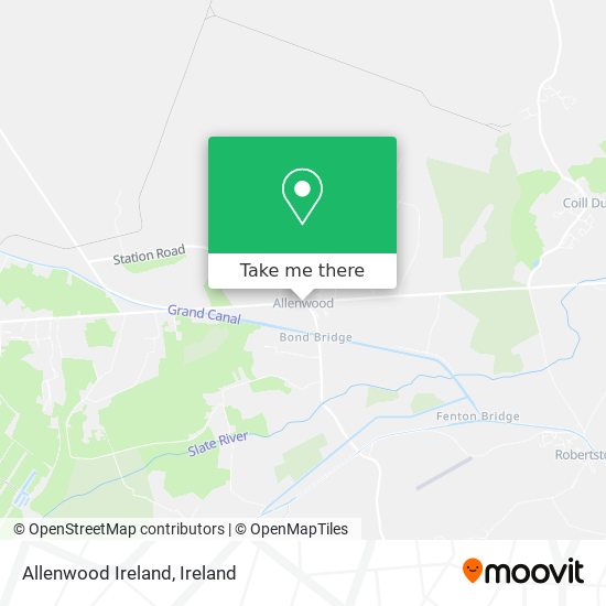 Allenwood Ireland map