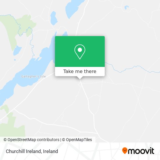 Churchill Ireland map