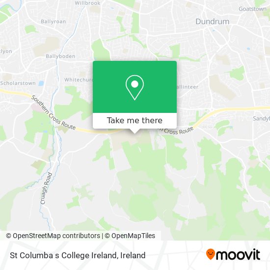 St Columba s College Ireland map