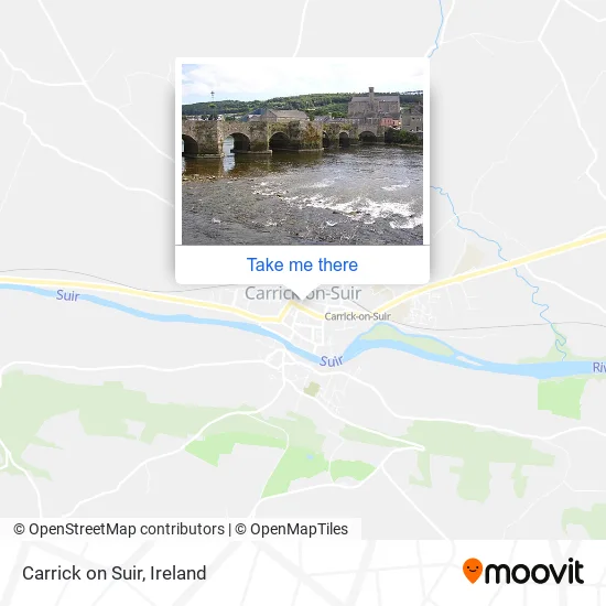 Carrick on Suir map