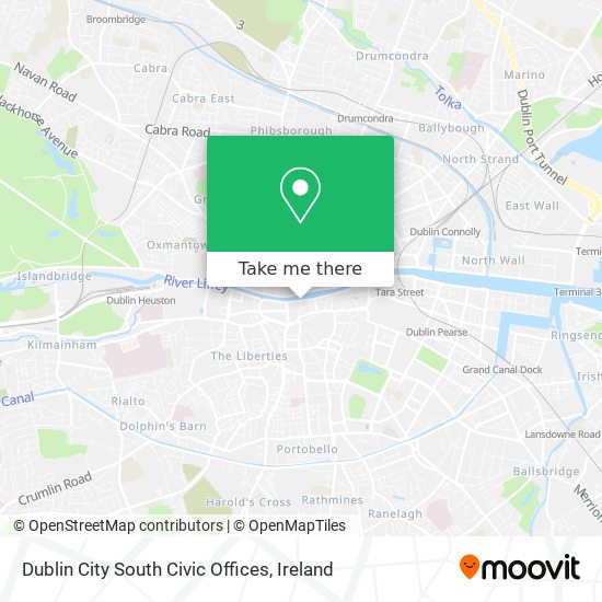 Dublin City South Civic Offices map