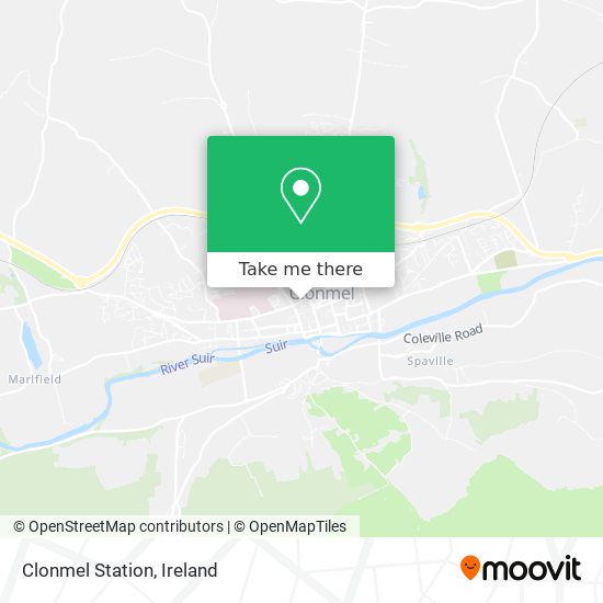 Clonmel Station map