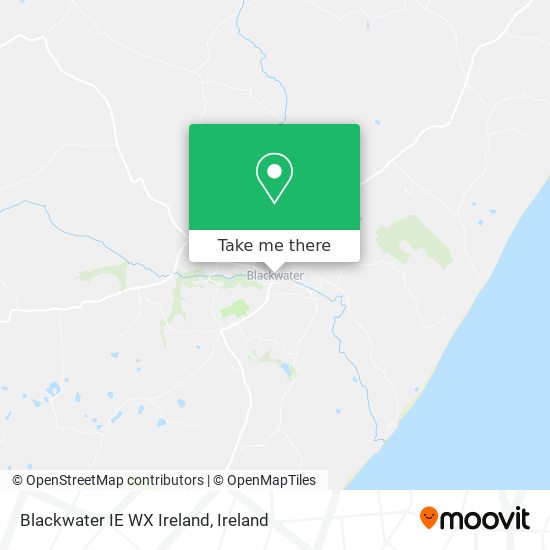 Blackwater IE WX Ireland map