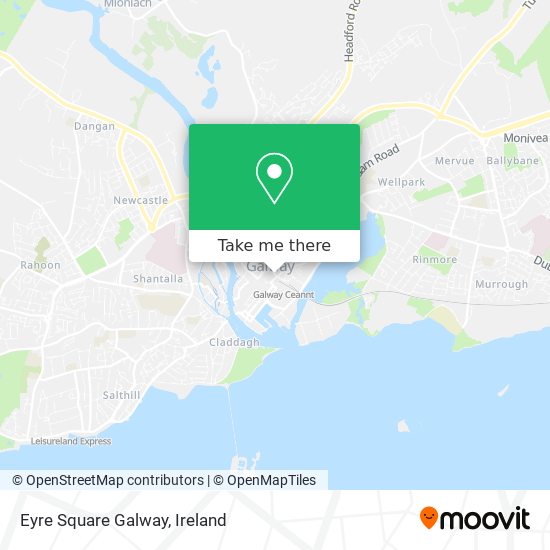 Eyre Square Galway map