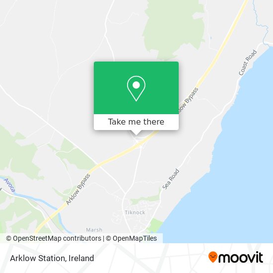 Arklow Station map