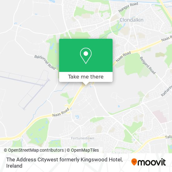 The Address Citywest formerly Kingswood Hotel map