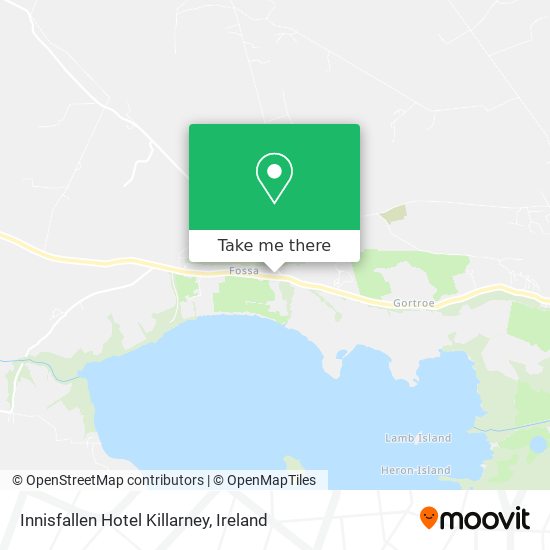 Innisfallen Hotel Killarney map