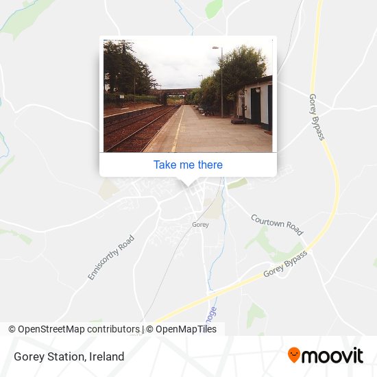 Gorey Station map