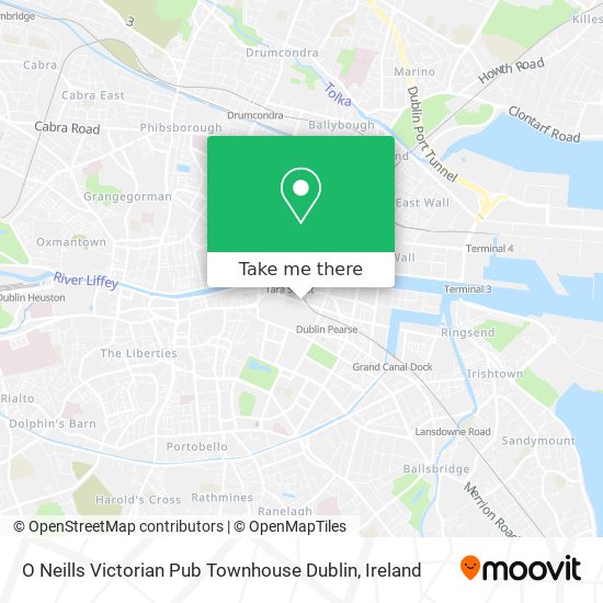 O Neills Victorian Pub Townhouse Dublin map