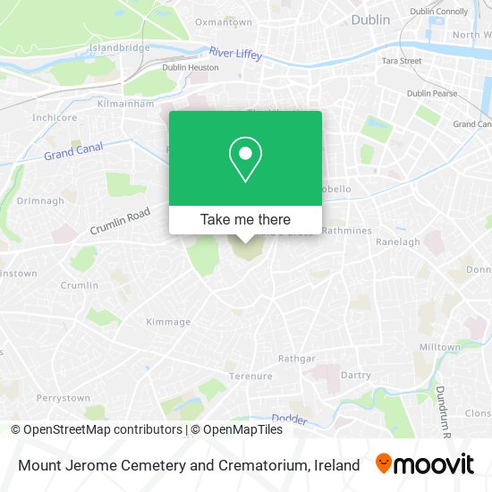 Mount Jerome Cemetery and Crematorium plan