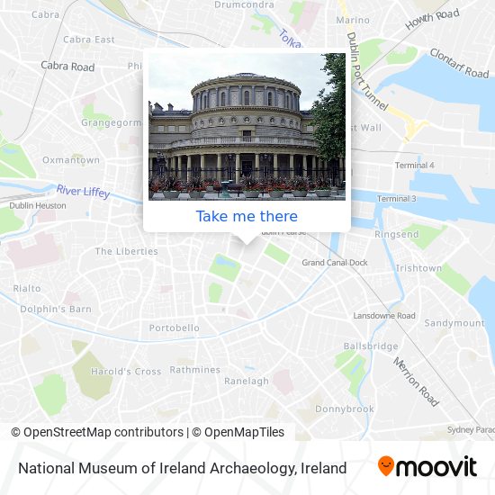 National Museum of Ireland Archaeology map