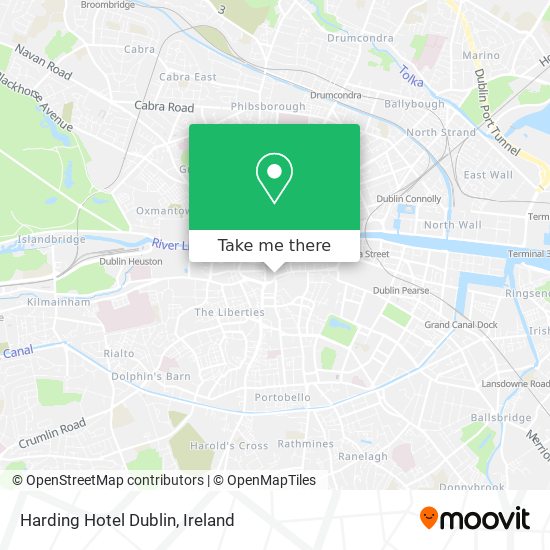 Harding Hotel Dublin map