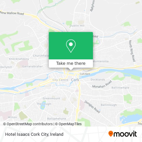 Hotel Isaacs Cork City map
