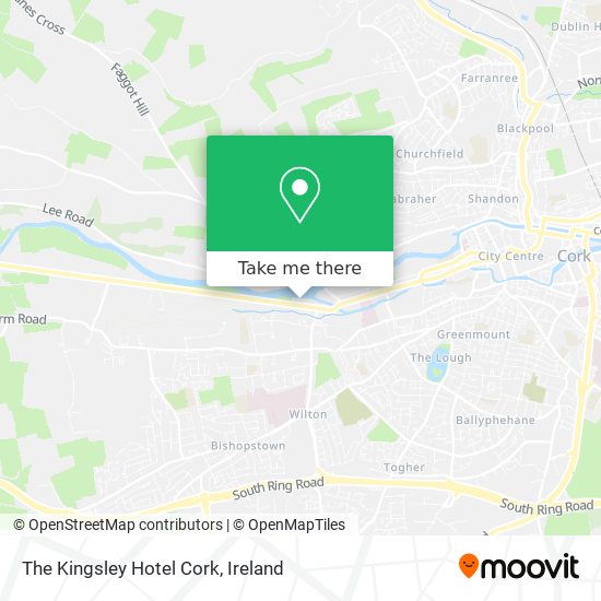 The Kingsley Hotel Cork map
