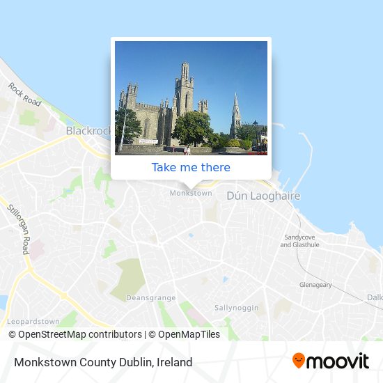 Monkstown County Dublin map