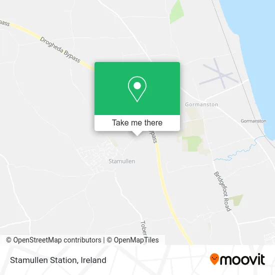 Stamullen Station map