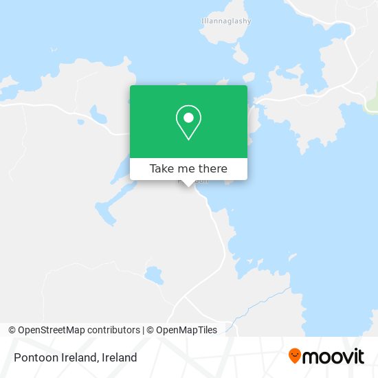 Pontoon Ireland map